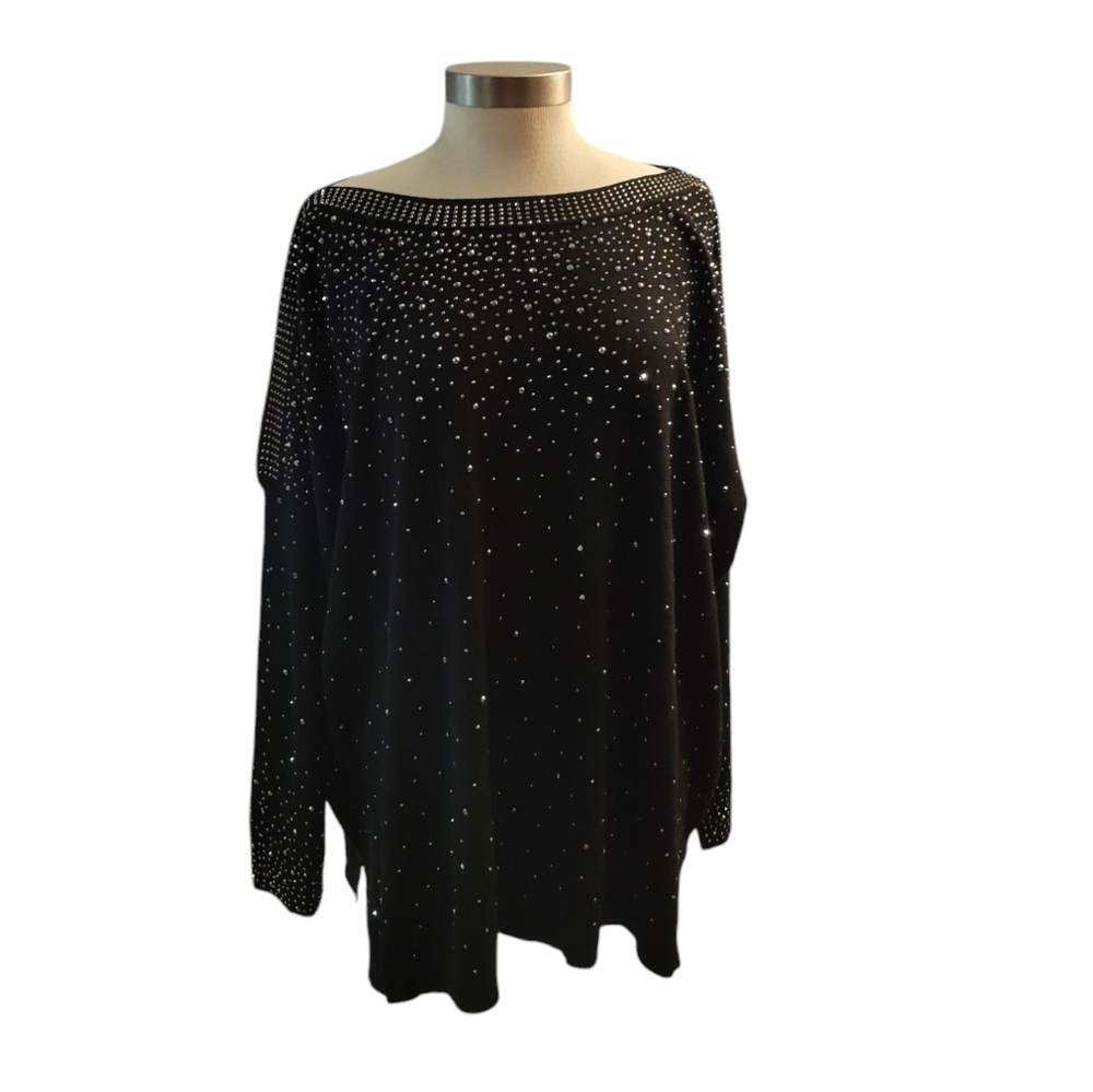 Vila Milano Studded Sparkly Sweater NWT